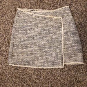 Black and white tweed Topshop skirt